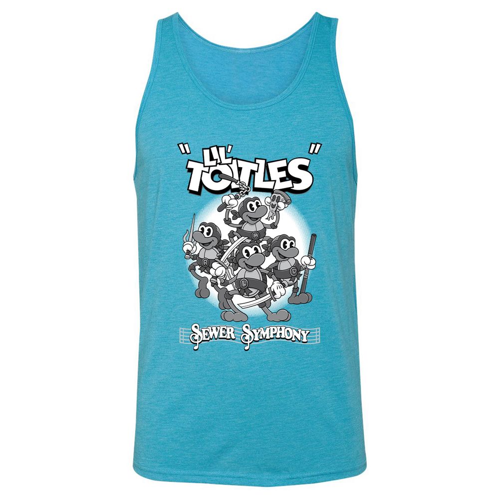 Unisex Jersey Tank - FHWUV7YB - Aqua Triblend - 3