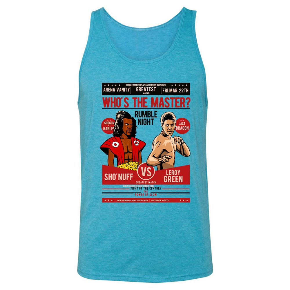 Unisex Jersey Tank - TWVBNBCZ - Aqua Triblend - 3
