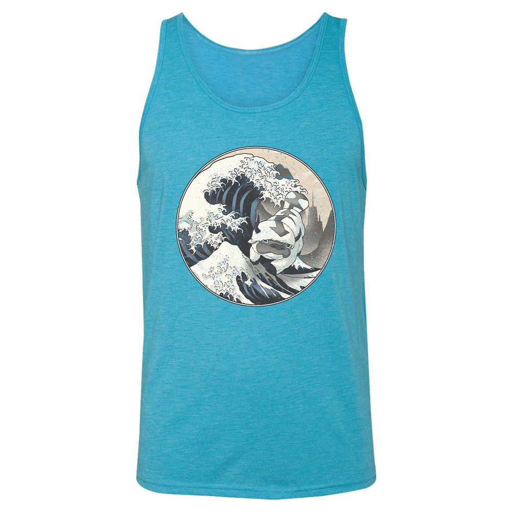 Unisex Jersey Tank - 6Q78W2C3 - Aqua Triblend - 3