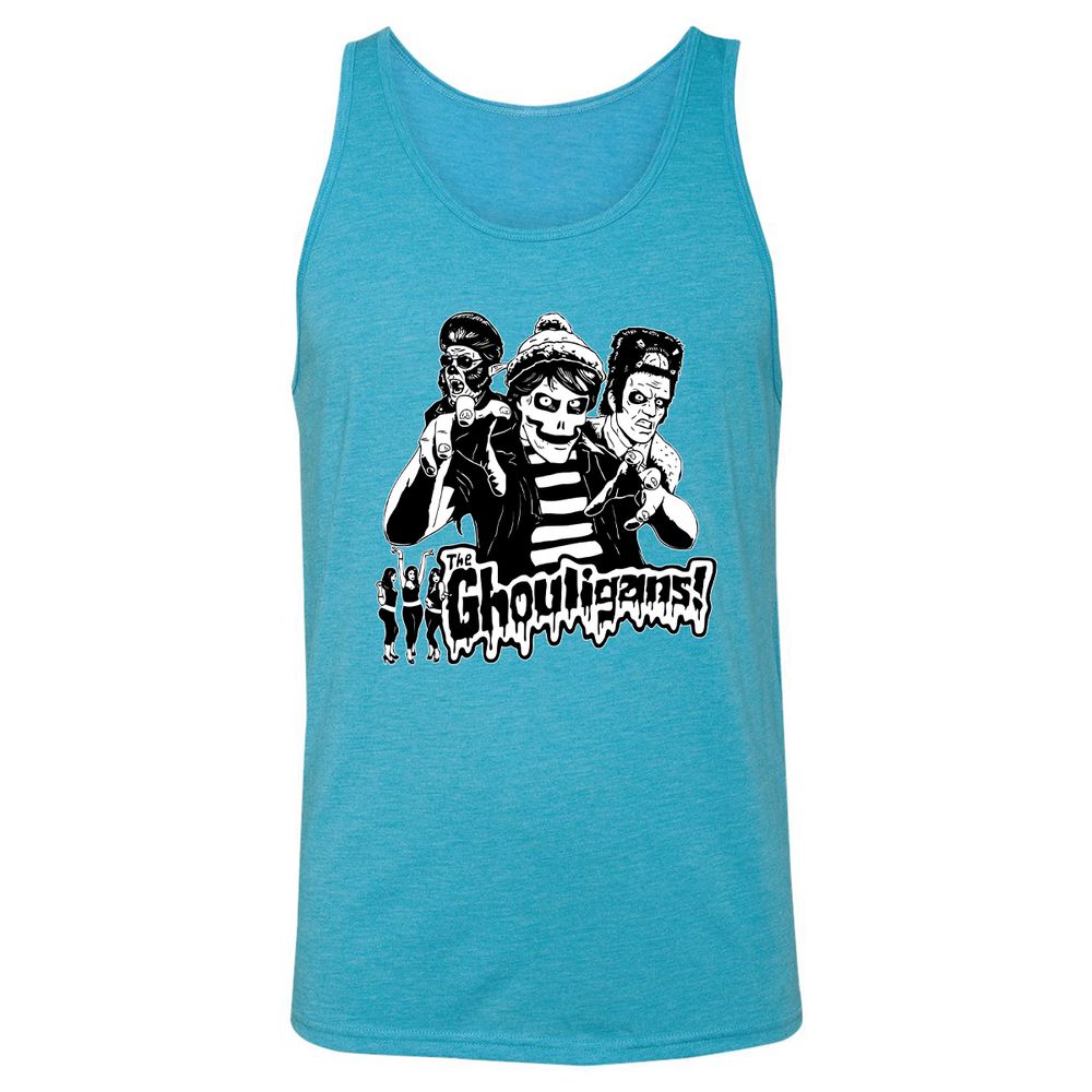 Unisex Jersey Tank - TA1MBQNS - Aqua Triblend - 3