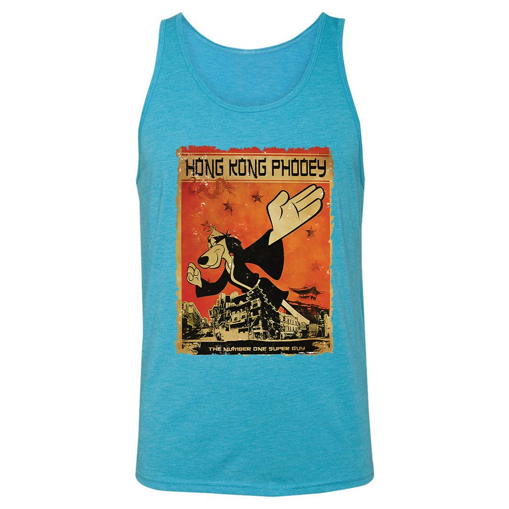 Unisex Jersey Tank - AMCEH7AV - Aqua Triblend - 3