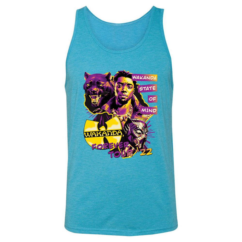 Unisex Jersey Tank - V6QJ6H7H - Aqua Triblend - 3