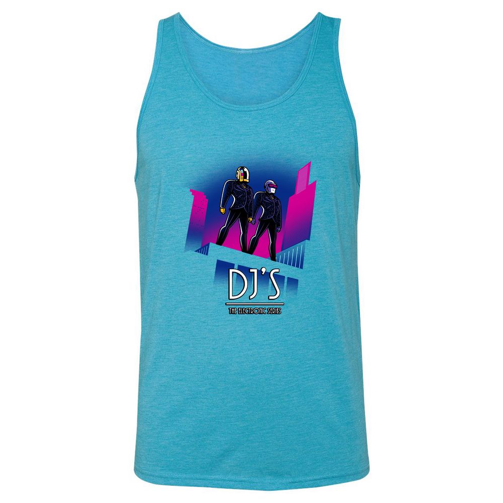 Unisex Jersey Tank - W2WA3JYB - Aqua Triblend - 3