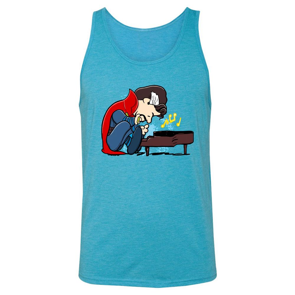 Unisex Jersey Tank - Y833BLSM - Aqua Triblend - 3