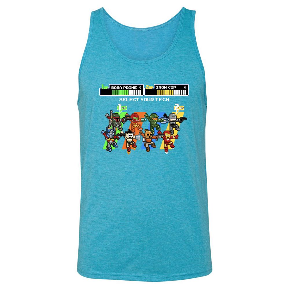 Unisex Jersey Tank - N78LZNKG - Aqua Triblend - 3