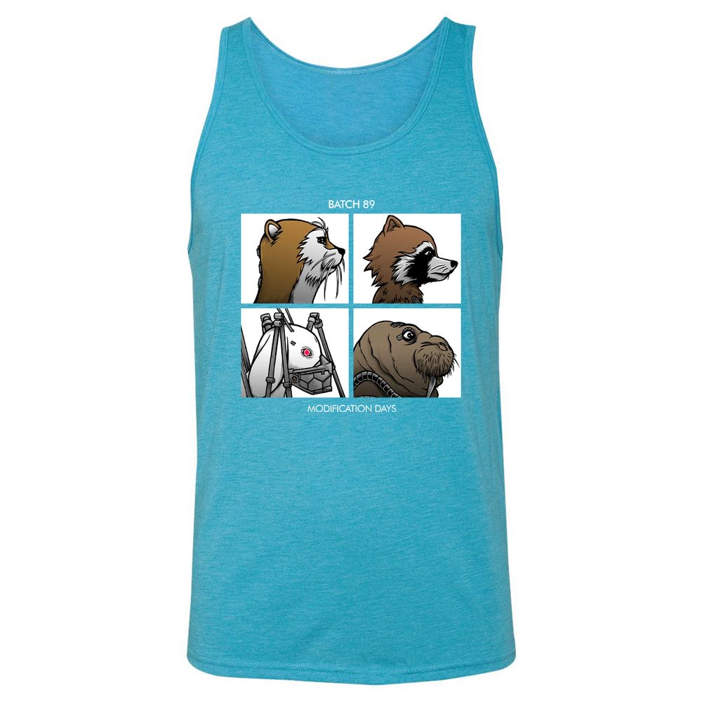 Unisex Jersey Tank - GZ8UHN69 - Aqua Triblend - 3