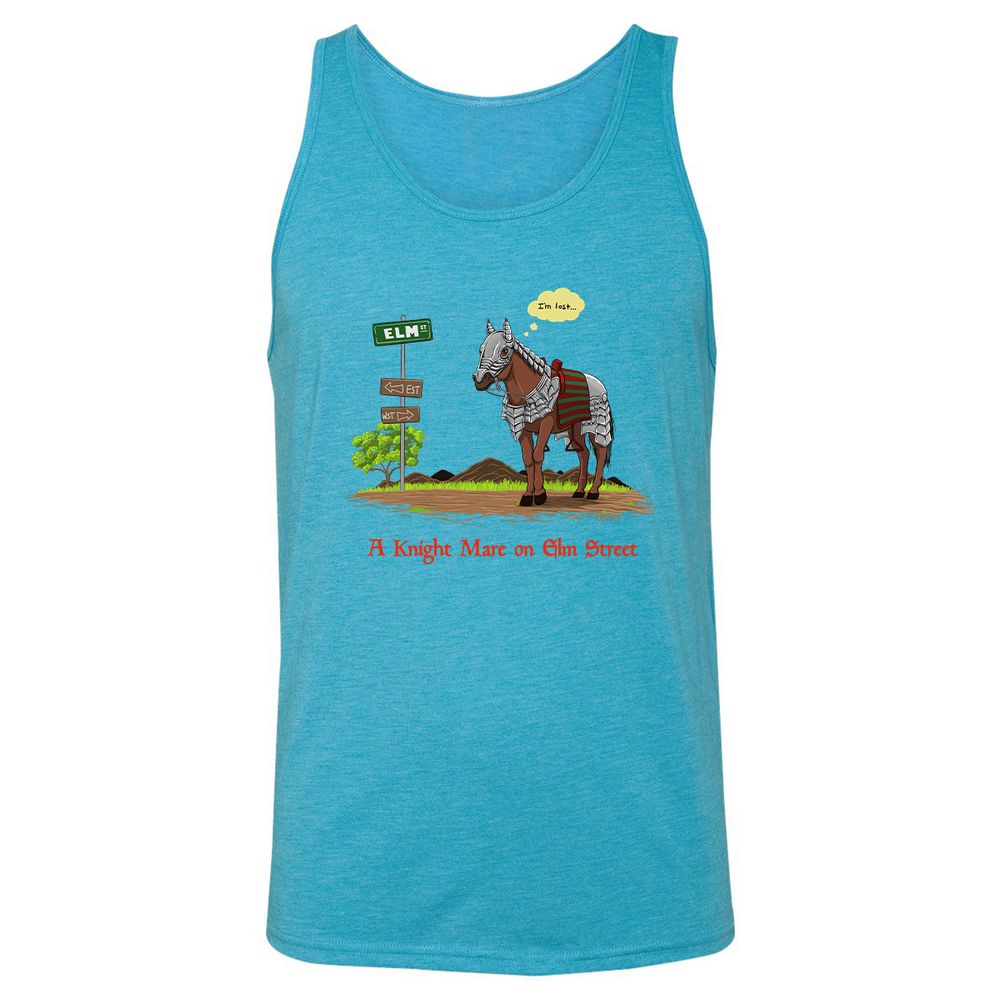 Unisex Jersey Tank - CJYAVRZC - Aqua Triblend - 3
