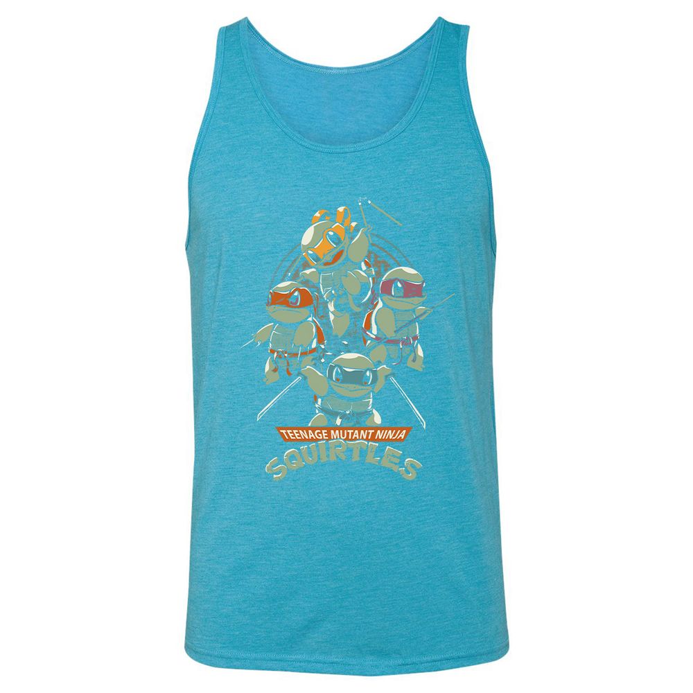 Unisex Jersey Tank - MVCU7YRJ - Aqua Triblend - 3