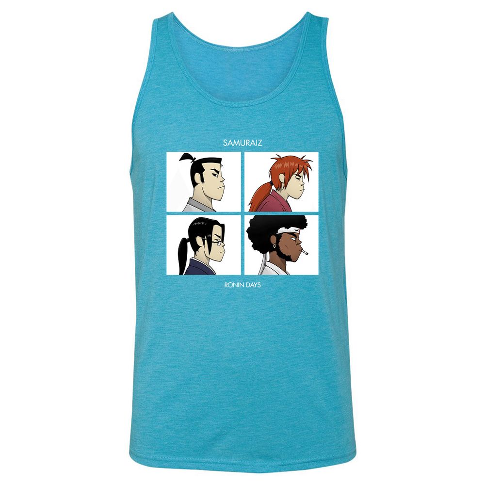 Unisex Jersey Tank - SRYPUTBL - Aqua Triblend - 3