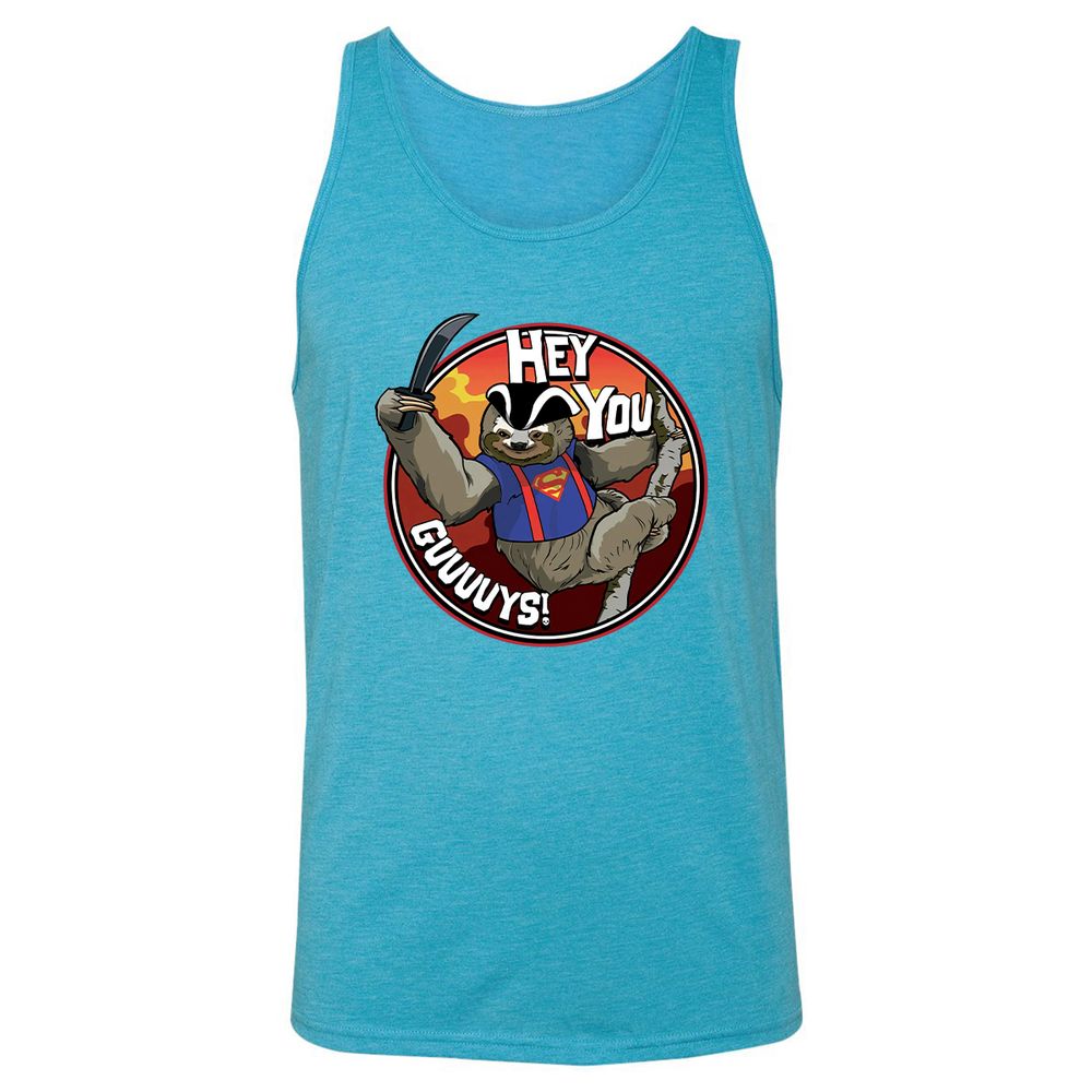 Unisex Jersey Tank - MYZ76SYL - Aqua Triblend - 3