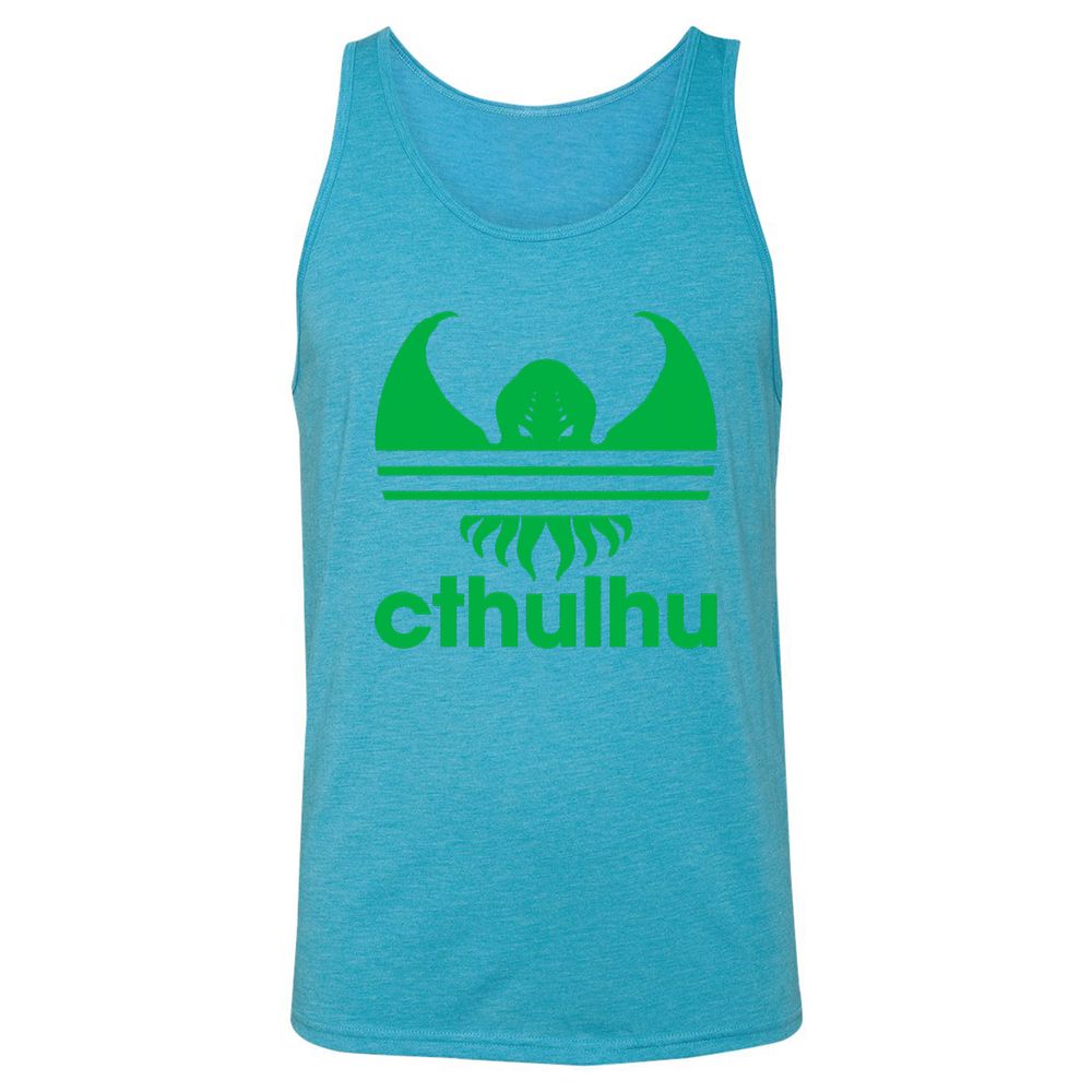 Unisex Jersey Tank - XURMCR21 - Aqua Triblend - 3