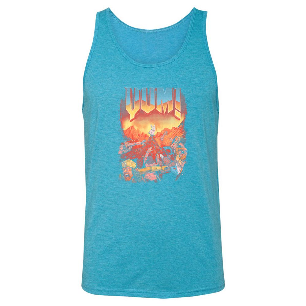 Unisex Jersey Tank - 278739A7 - Aqua Triblend - 3
