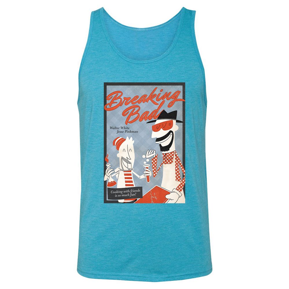 Unisex Jersey Tank - FJJYNV9X - Aqua Triblend - 3