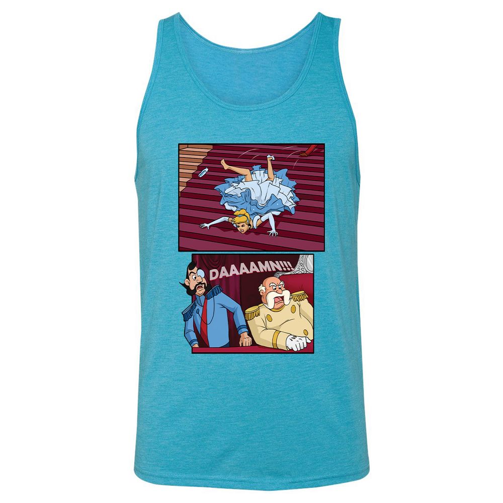 Unisex Jersey Tank - 8STGZ2LK - Aqua Triblend - 3