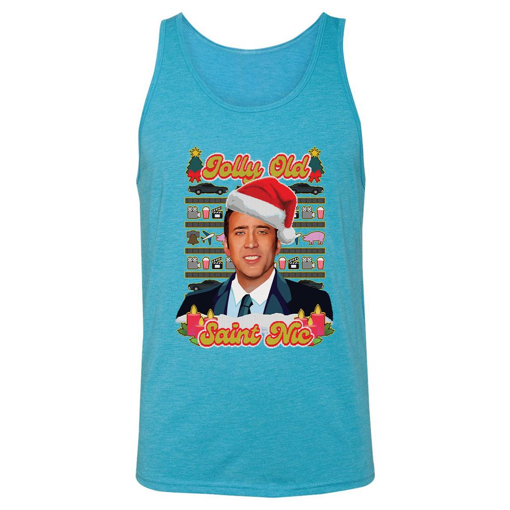 Unisex Jersey Tank - EA1SLZGR - Aqua Triblend - 3