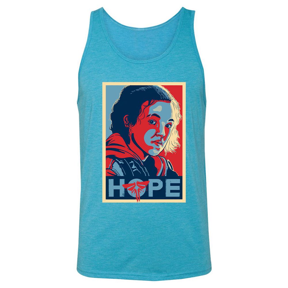 Unisex Jersey Tank - RAPU3FA7 - Aqua Triblend - 3
