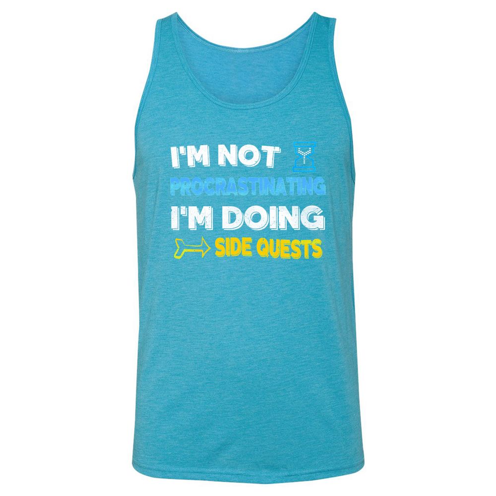 Unisex Jersey Tank - HTF99HMG - Aqua Triblend - 3
