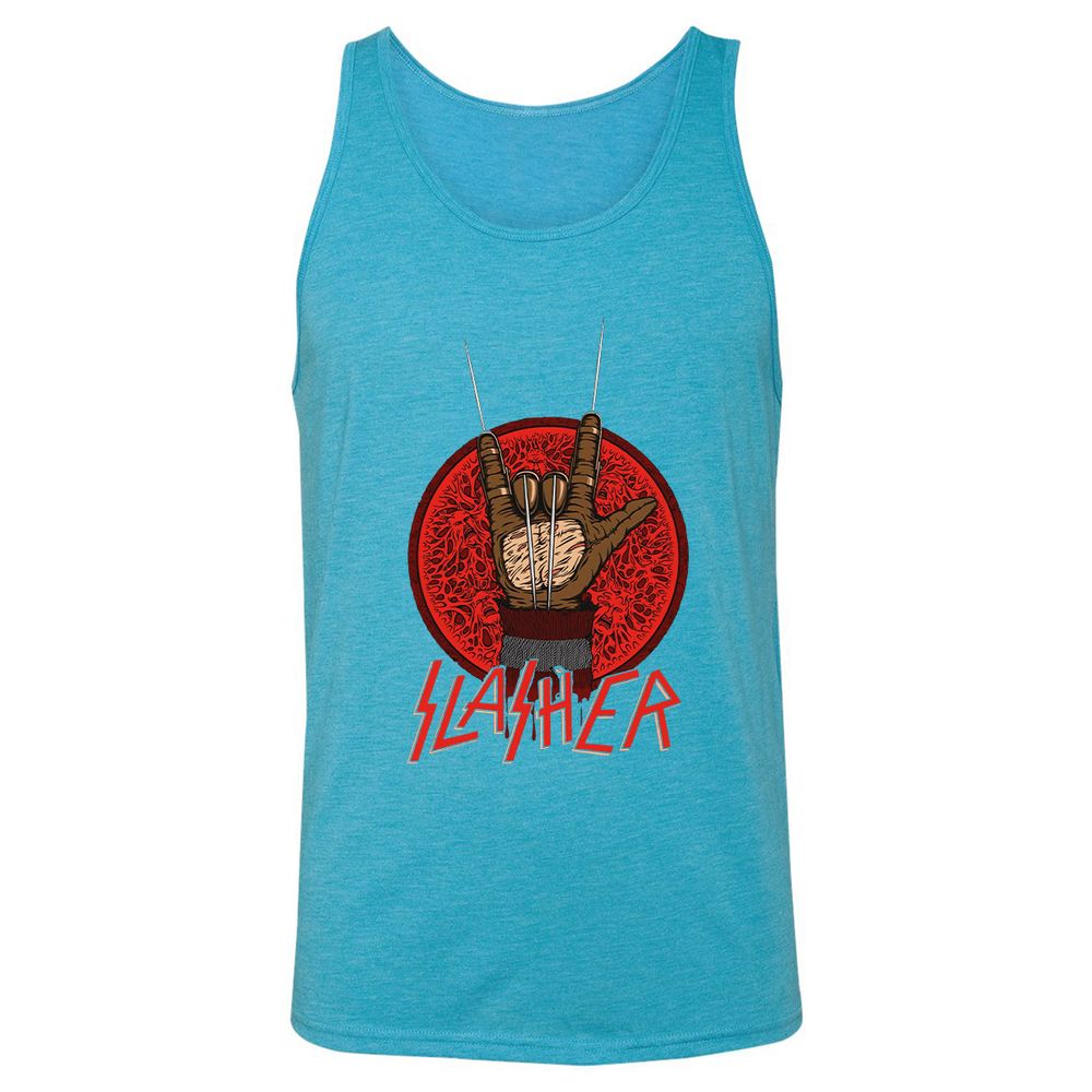 Unisex Jersey Tank - NKRWMLW8 - Aqua Triblend - 3