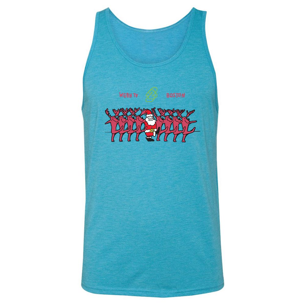Unisex Jersey Tank - UZPP8MHW - Aqua Triblend - 3
