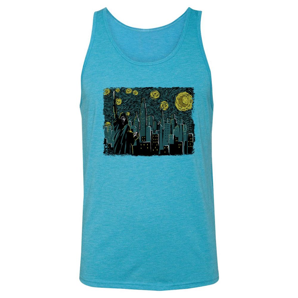 Unisex Jersey Tank - 4U8X2FQW - Aqua Triblend - 3