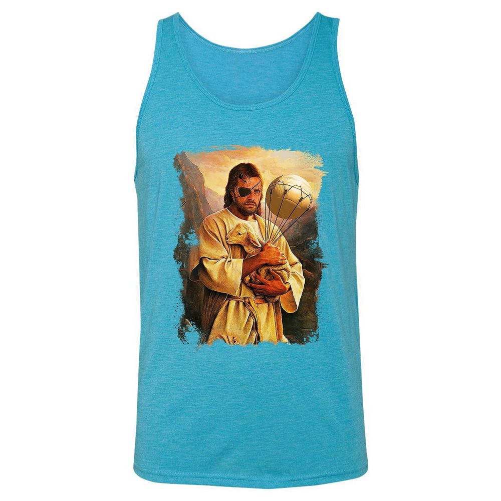 Unisex Jersey Tank - PXXXSWB7 - Aqua Triblend - 3