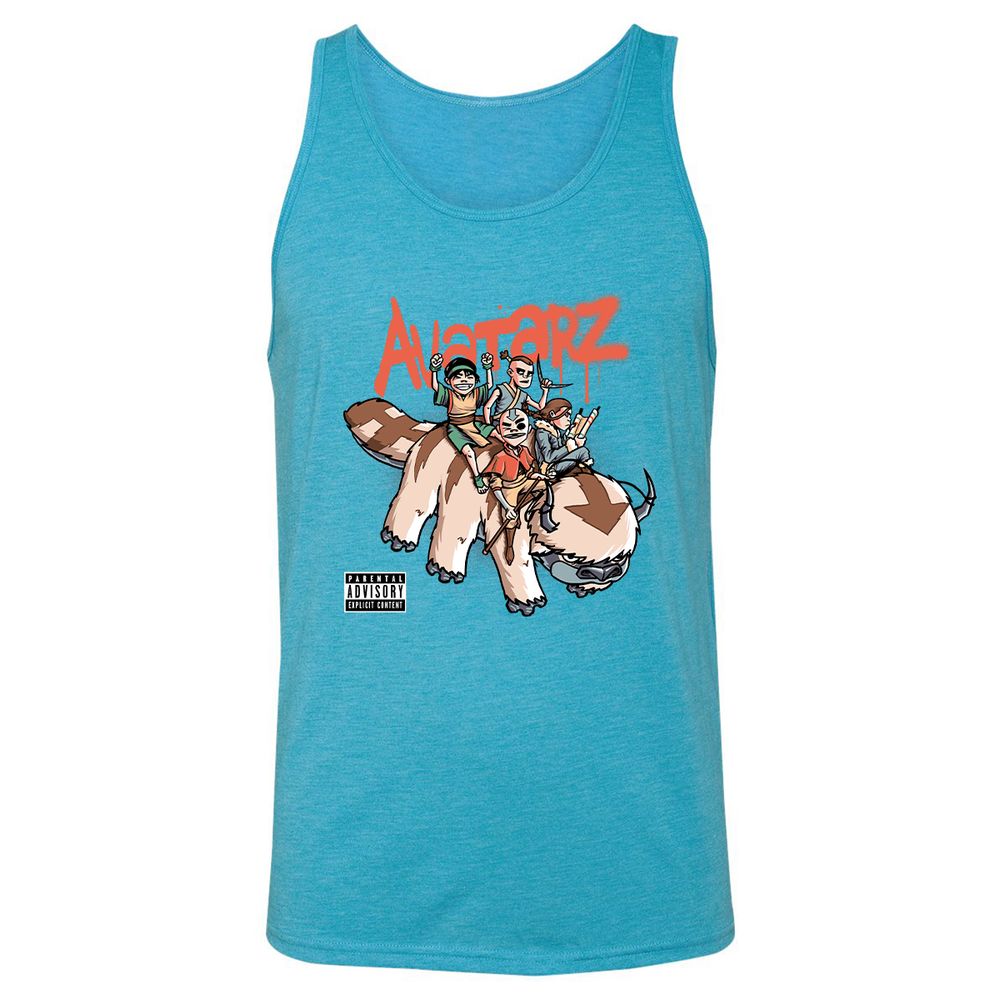 Unisex Jersey Tank - 8YT6SZQ2 - Aqua Triblend - 3
