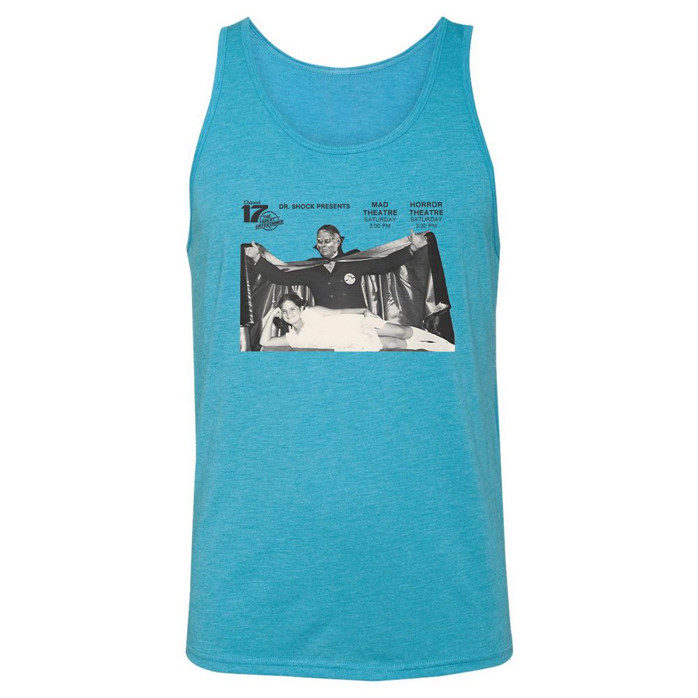 Unisex Jersey Tank - 82Y4627C - Aqua Triblend - 3