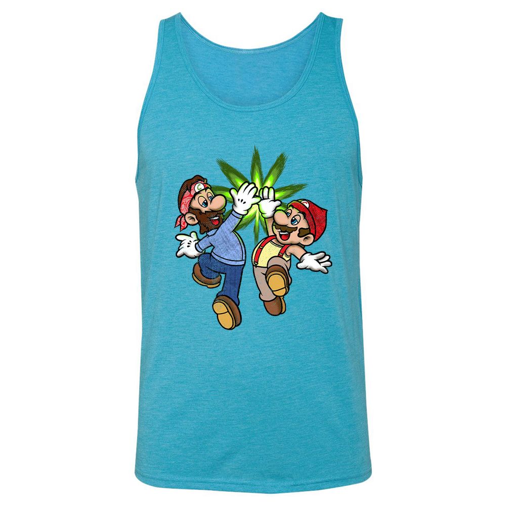 Unisex Jersey Tank - U7ZJWB7T - Aqua Triblend - 3