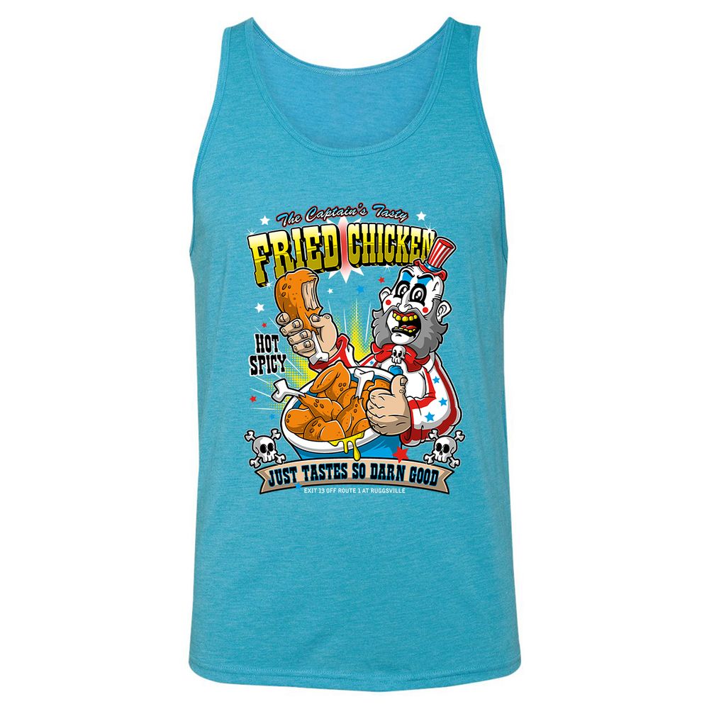 Unisex Jersey Tank - ZCJ6T33A - Aqua Triblend - 3