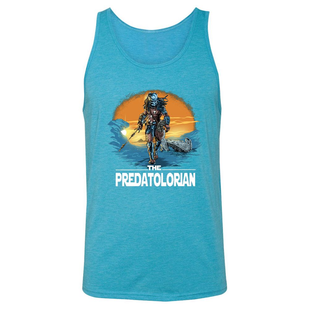 Unisex Jersey Tank - NECKEBBW - Aqua Triblend - 3