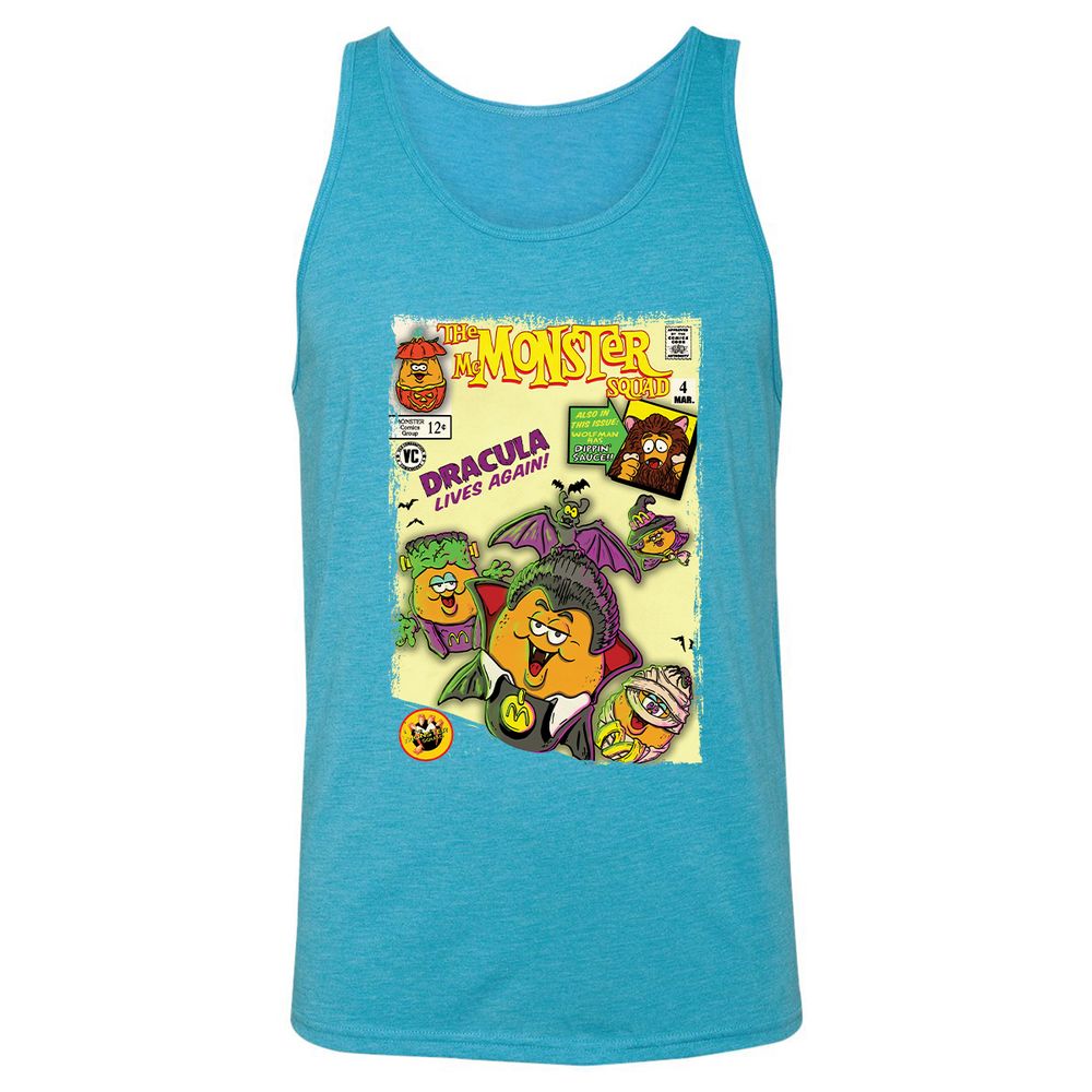 Unisex Jersey Tank - VGA6DZ91 - Aqua Triblend - 3