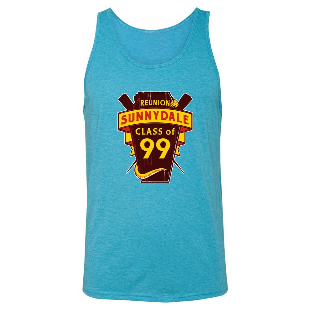 Unisex Jersey Tank - NHCRSGGM - Aqua Triblend - 3