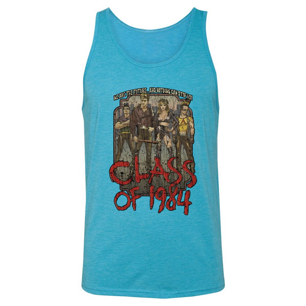 Unisex Jersey Tank - ZH4YLPSQ - Aqua Triblend - 3