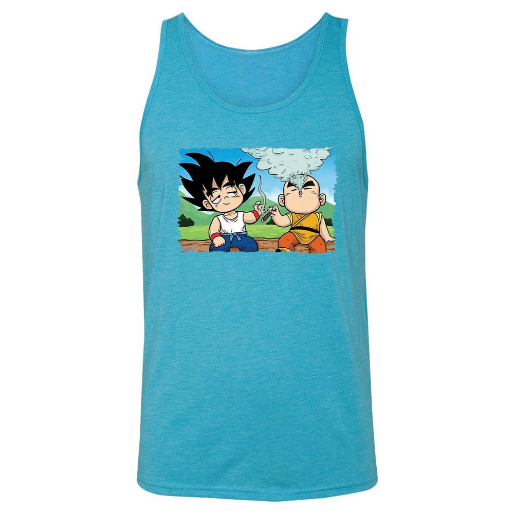 Unisex Jersey Tank - 7A55FK1S - Aqua Triblend - 3