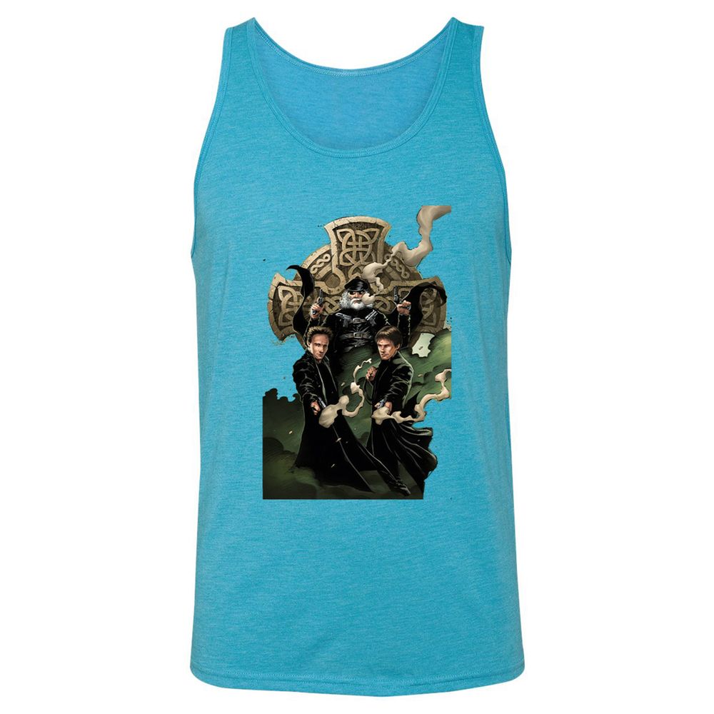 Unisex Jersey Tank - H3U5ECNK - Aqua Triblend - 3