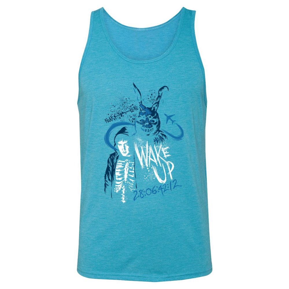 Unisex Jersey Tank - UKDW1WCB - Aqua Triblend - 3
