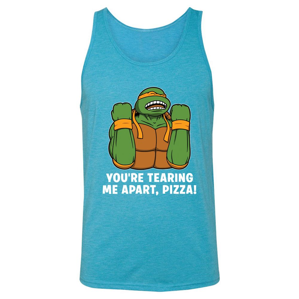 Unisex Jersey Tank - UQNRZPLH - Aqua Triblend - 3