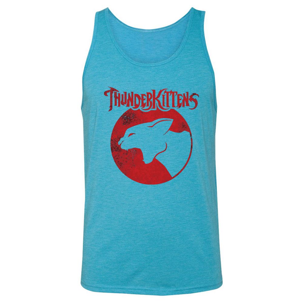 Unisex Jersey Tank - FPZW51M5 - Aqua Triblend - 3