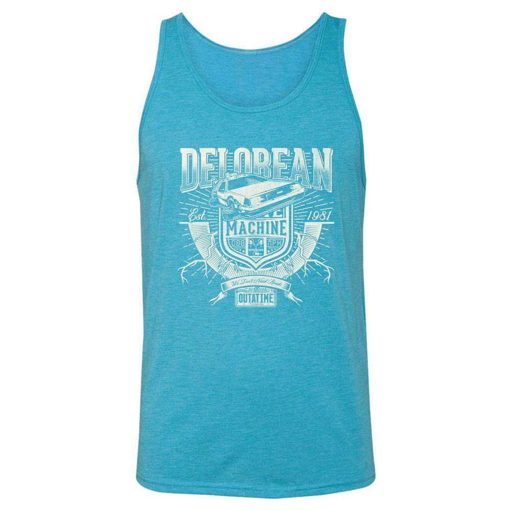 Unisex Jersey Tank - AEPFPJGP - Aqua Triblend - 3