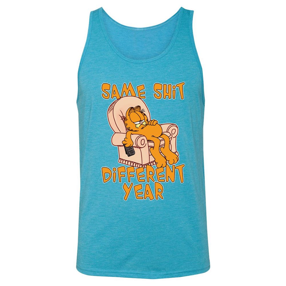 Unisex Jersey Tank - C4QVVQLN - Aqua Triblend - 3