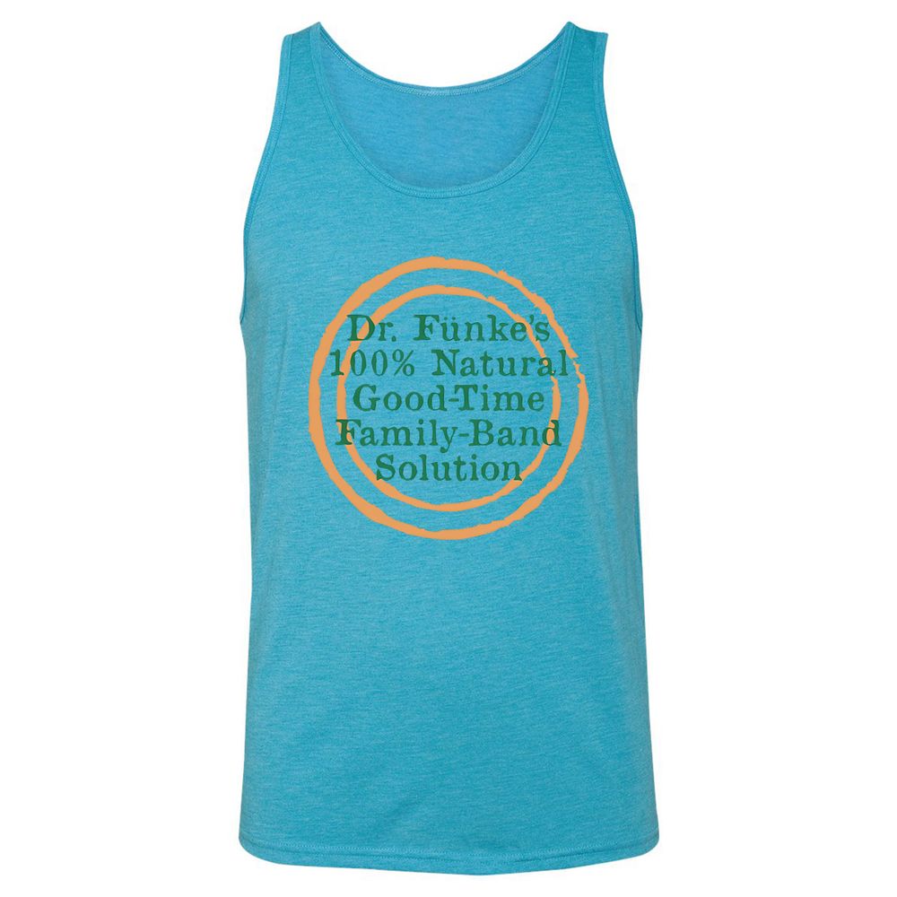 Unisex Jersey Tank - DK4H6MV1 - Aqua Triblend - 3
