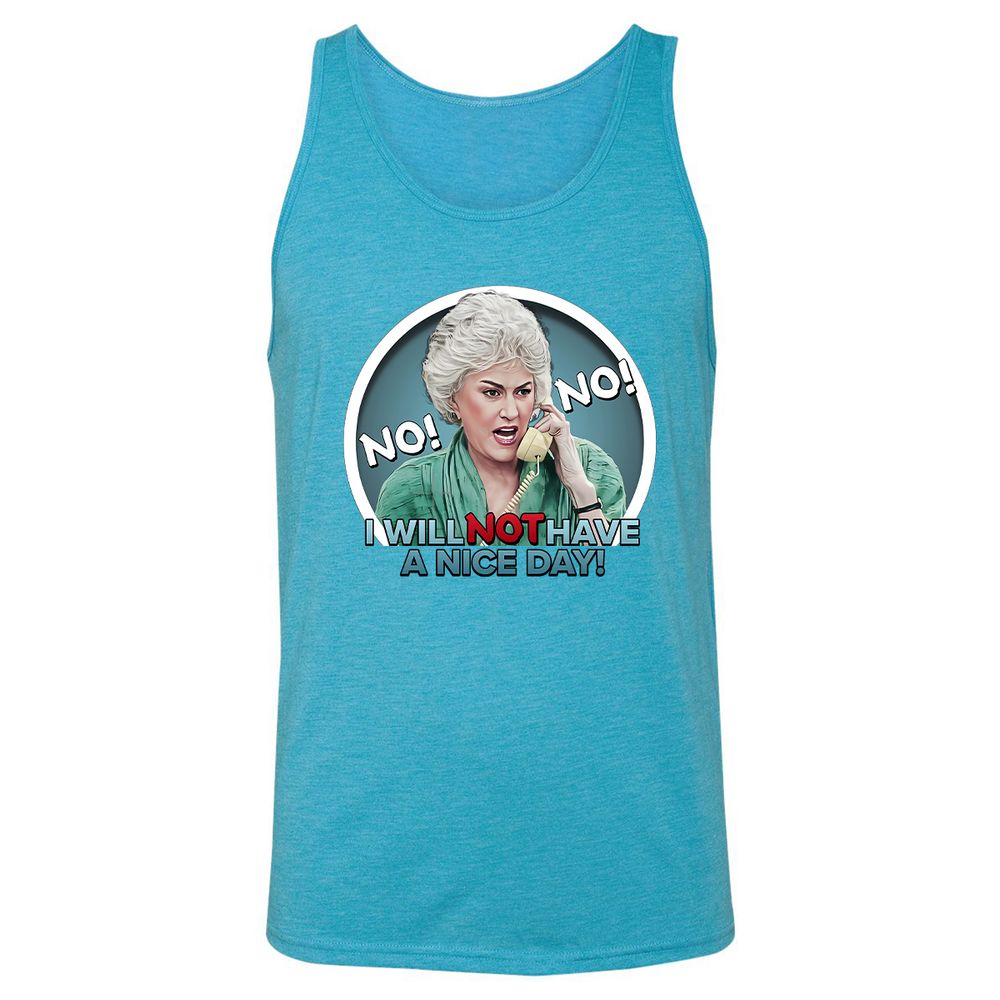 Unisex Jersey Tank - X4L1RA2Q - Aqua Triblend - 3