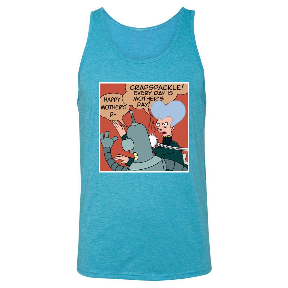 Unisex Jersey Tank - 144J23NW - Aqua Triblend - 3