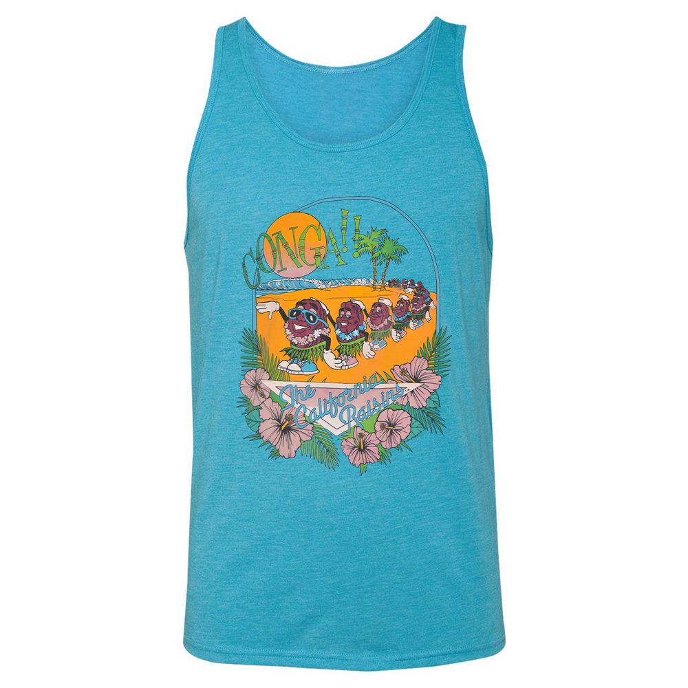 Unisex Jersey Tank - 3X1NJXSJ - Aqua Triblend - 3