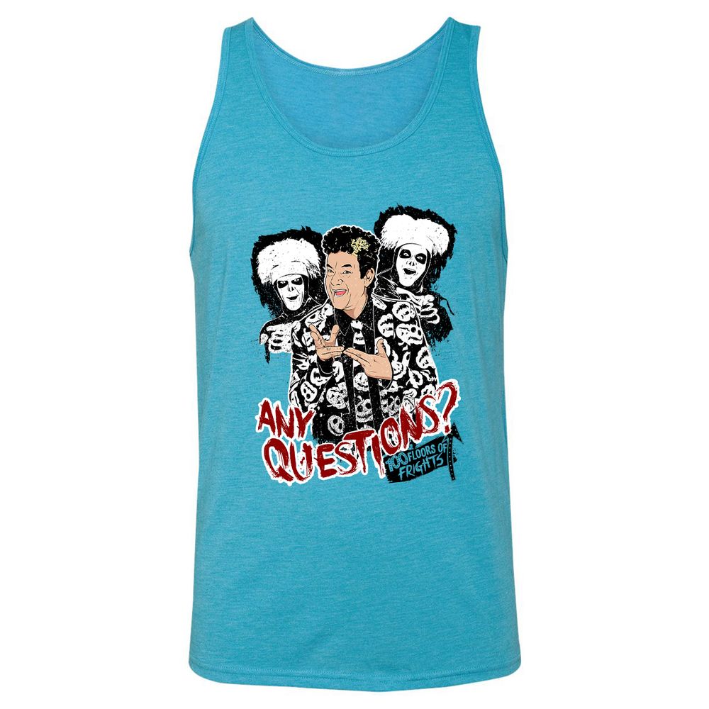 Unisex Jersey Tank - HJVNQQEE - Aqua Triblend - 3