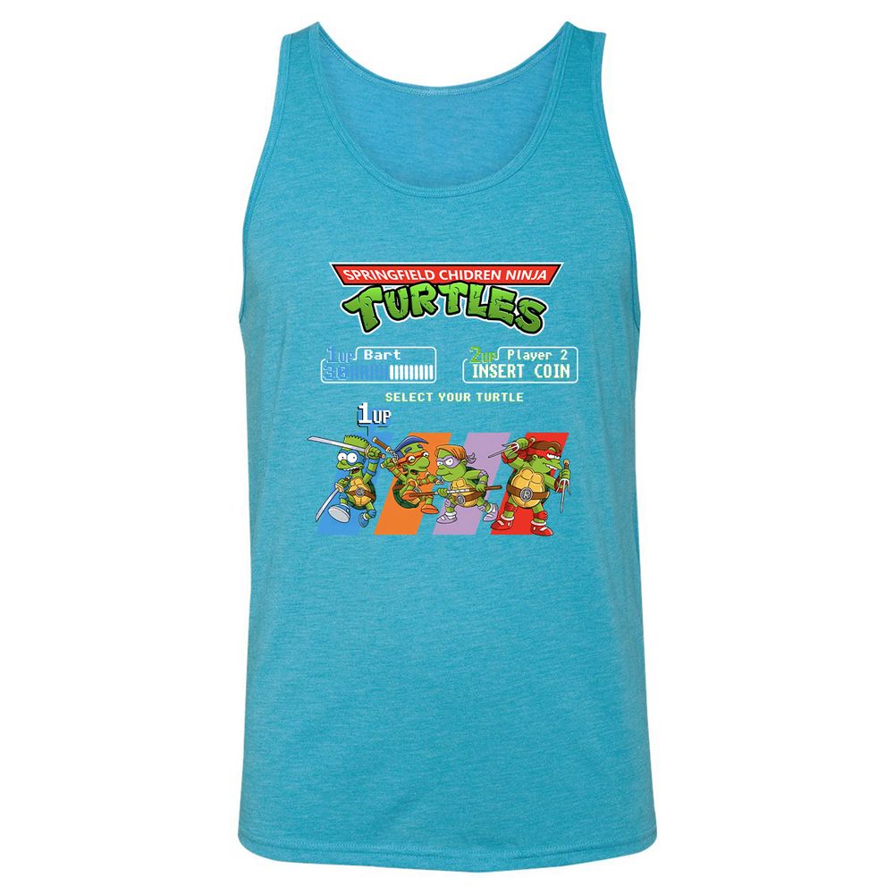 Unisex Jersey Tank - JLTPBVNR - Aqua Triblend - 3