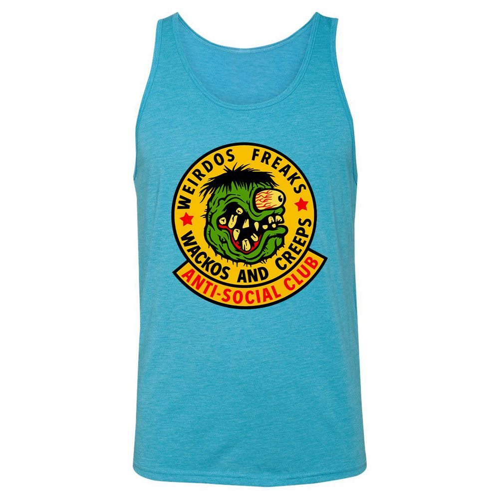 Unisex Jersey Tank - XPCH3YTK - Aqua Triblend - 3