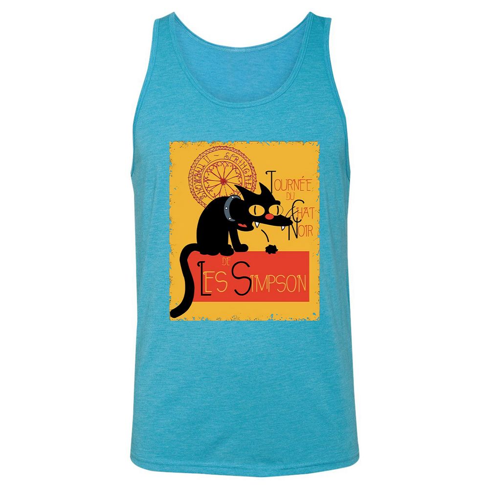 Unisex Jersey Tank - 8F1RDVH8 - Aqua Triblend - 3