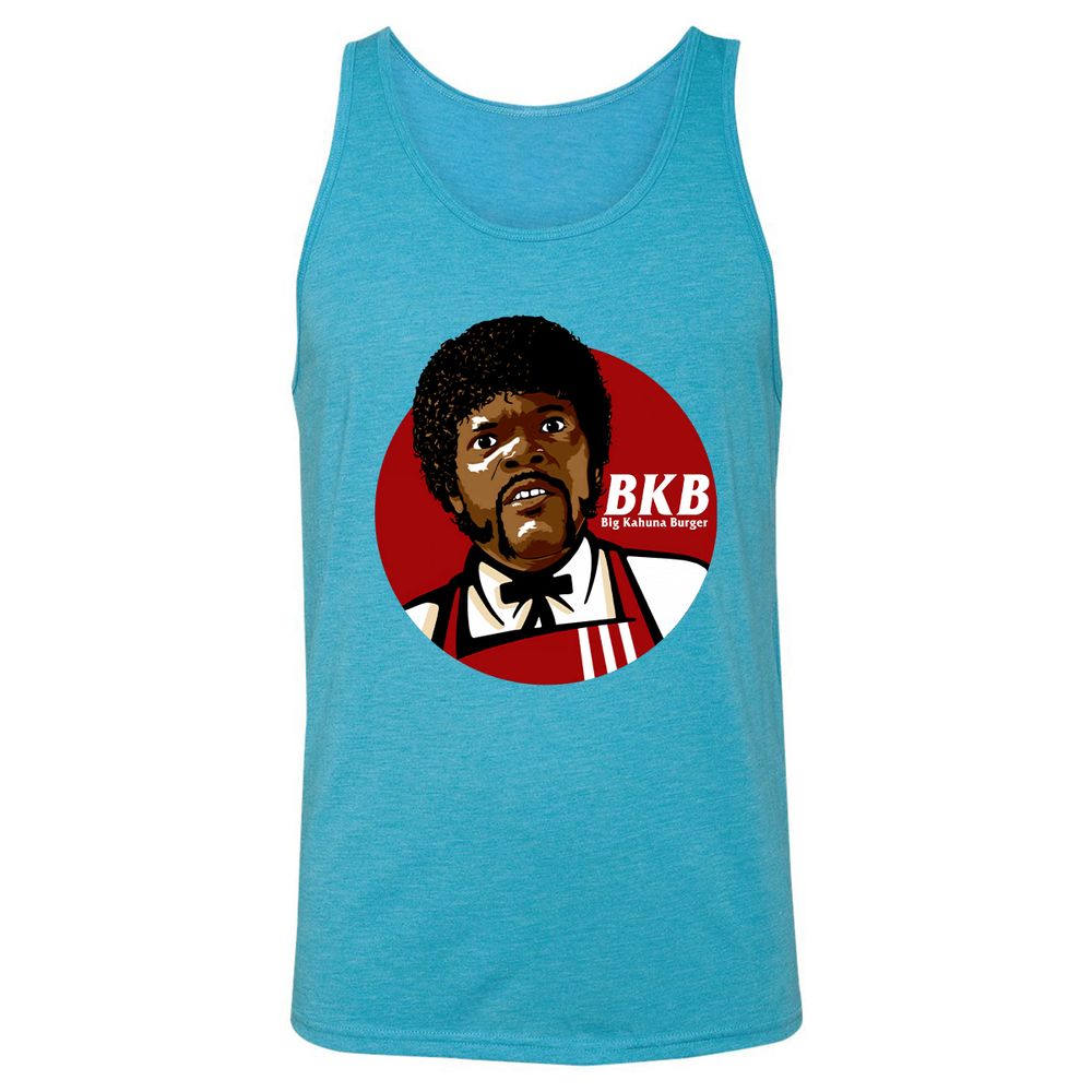 Unisex Jersey Tank - BMGS4LY9 - Aqua Triblend - 3