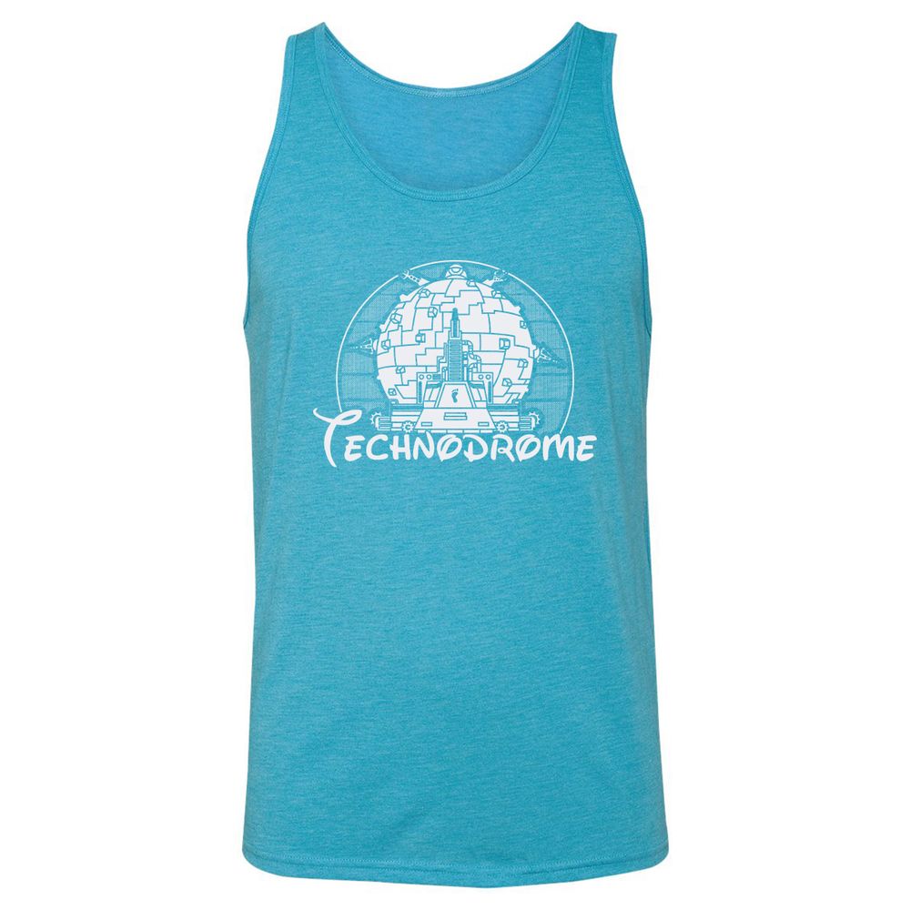Unisex Jersey Tank - MF38T1BH - Aqua Triblend - 3